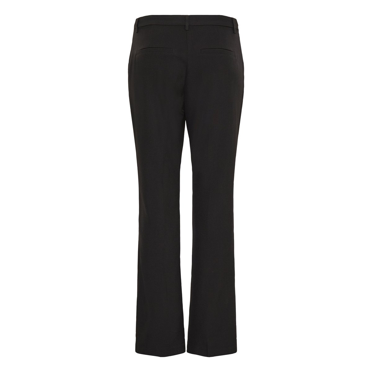 Pantalon flare, taille haute noir, ICHI