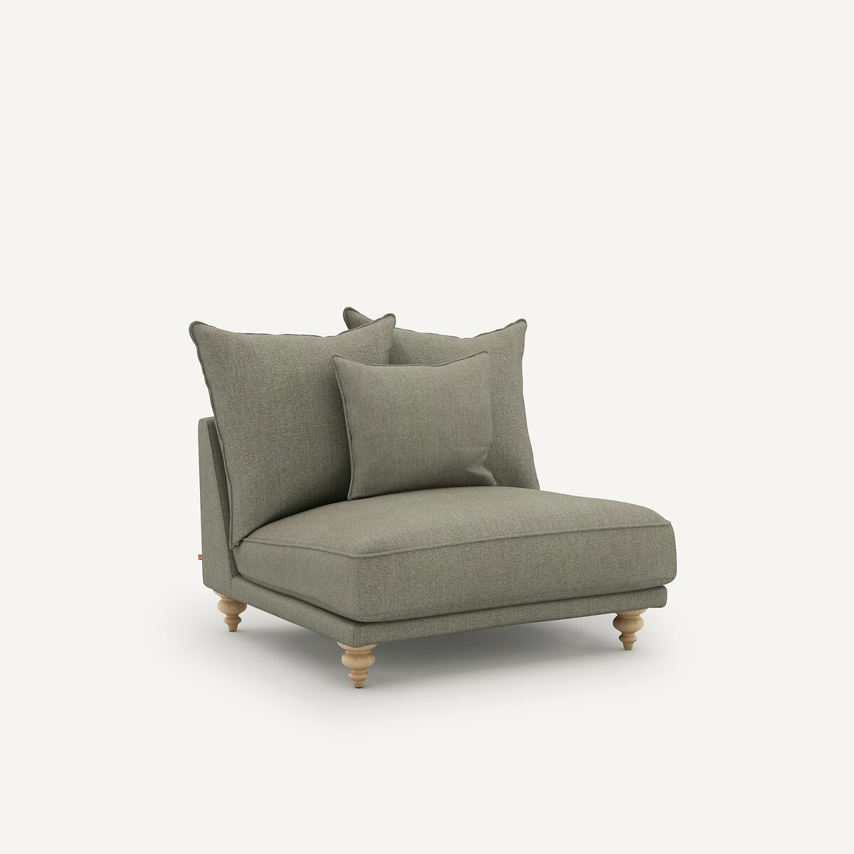 Chauffeuse tweedé, Lazare naturel/gris clair, AM.PM
