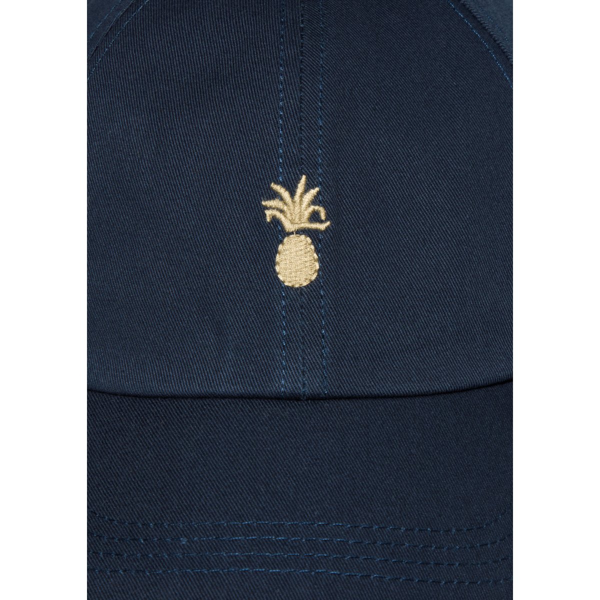 Cap en sergé de coton organique bleu foncé, MARC O’POLO DENIM