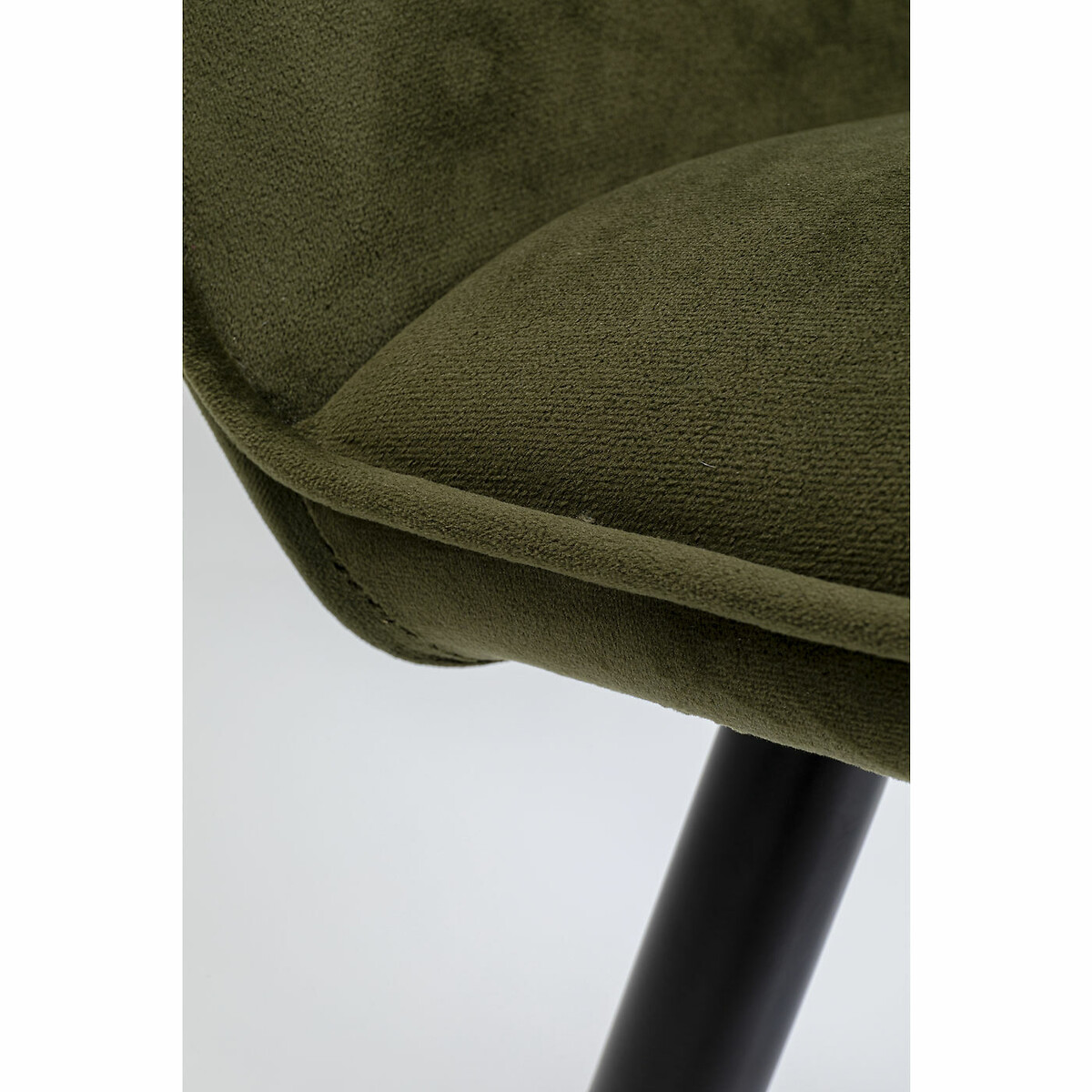Chaise a. acc. San Francisco vert foncé noir, KARE DESIGN