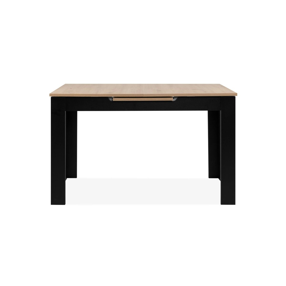 Table extensible moderne 4 à 6 places ALVA noir, PIER IMPORT