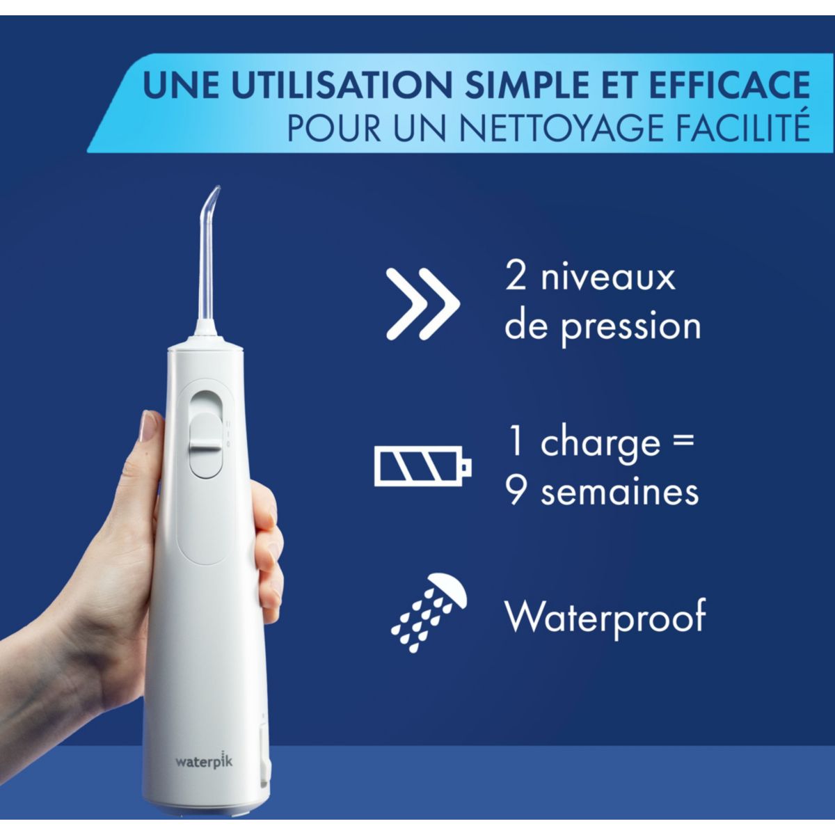 Hydropulseur WF-21 Enhance couleur unique, WATERPIK