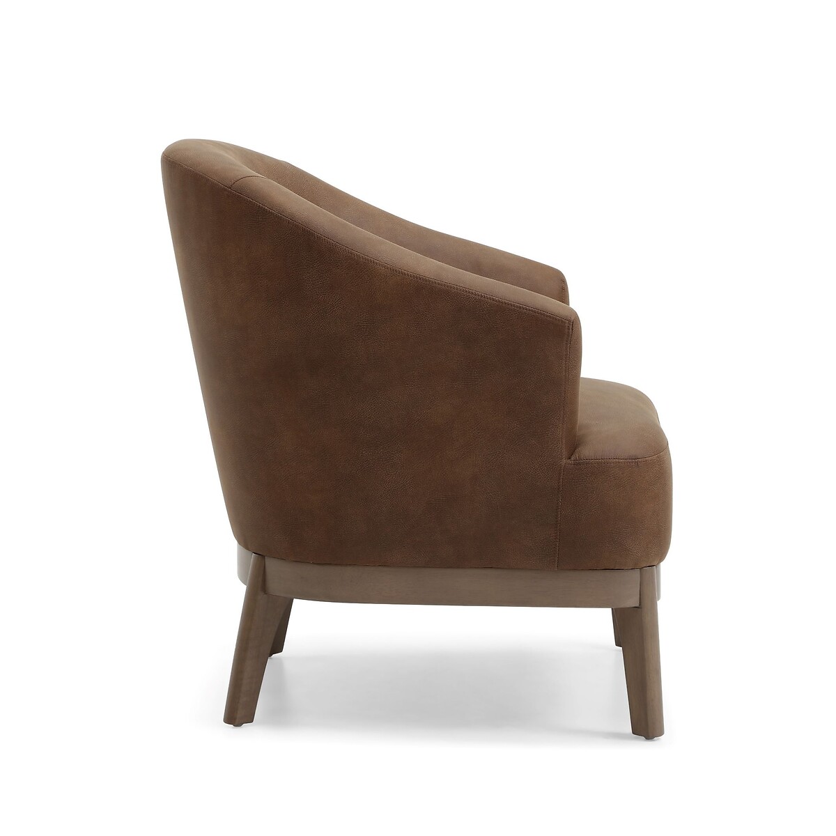 Eliana Faux Leather Tub Chair brown , ÉDITÉ