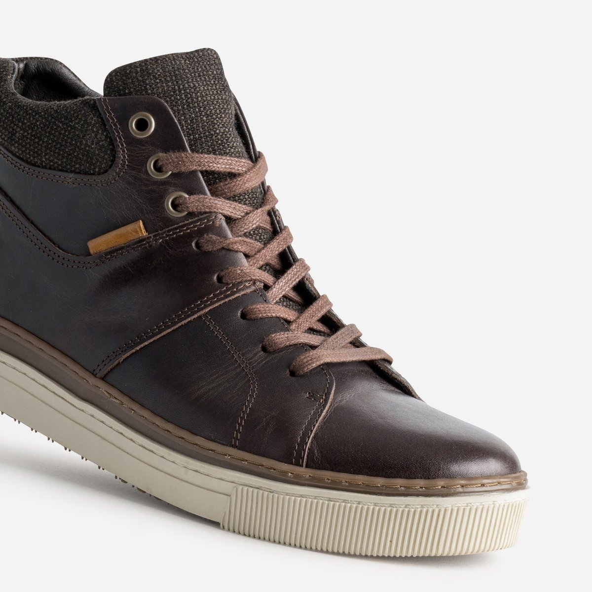Basket en cuir PHILIP marron, ERAM