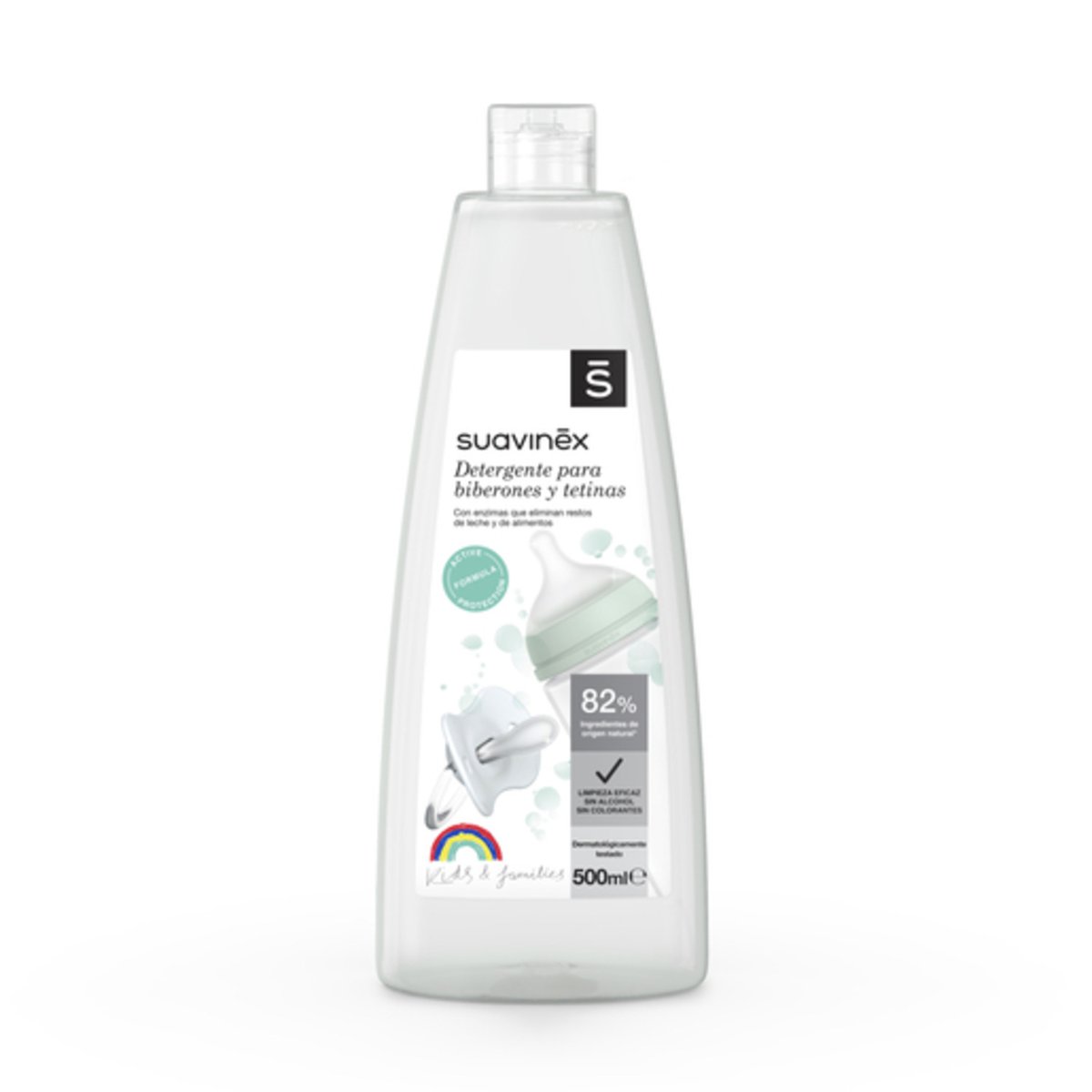 Gel nettoyant spécial biberons et tétines transparent, SUAVINEX