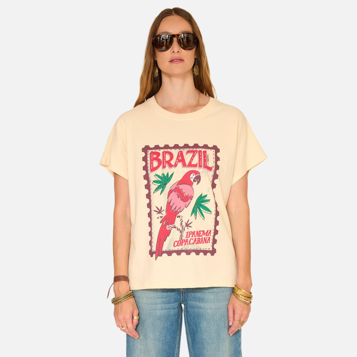 Tee shirt TABRAZ naturel, MKT STUDIO