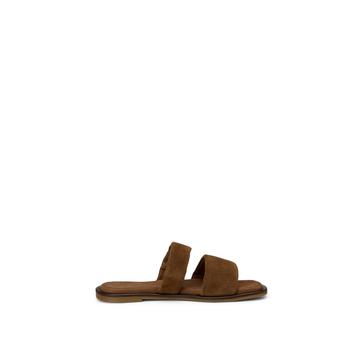 Mule modèle Marit en cuir velours doux braun, MARC O'POLO
