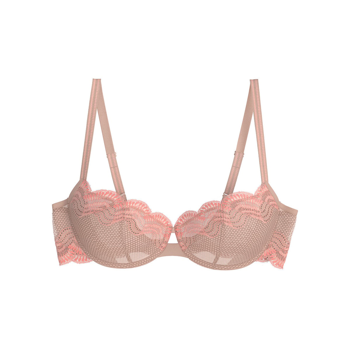 Soutien-gorge balconnet COMFORT GLAM rose sable, TRIUMPH