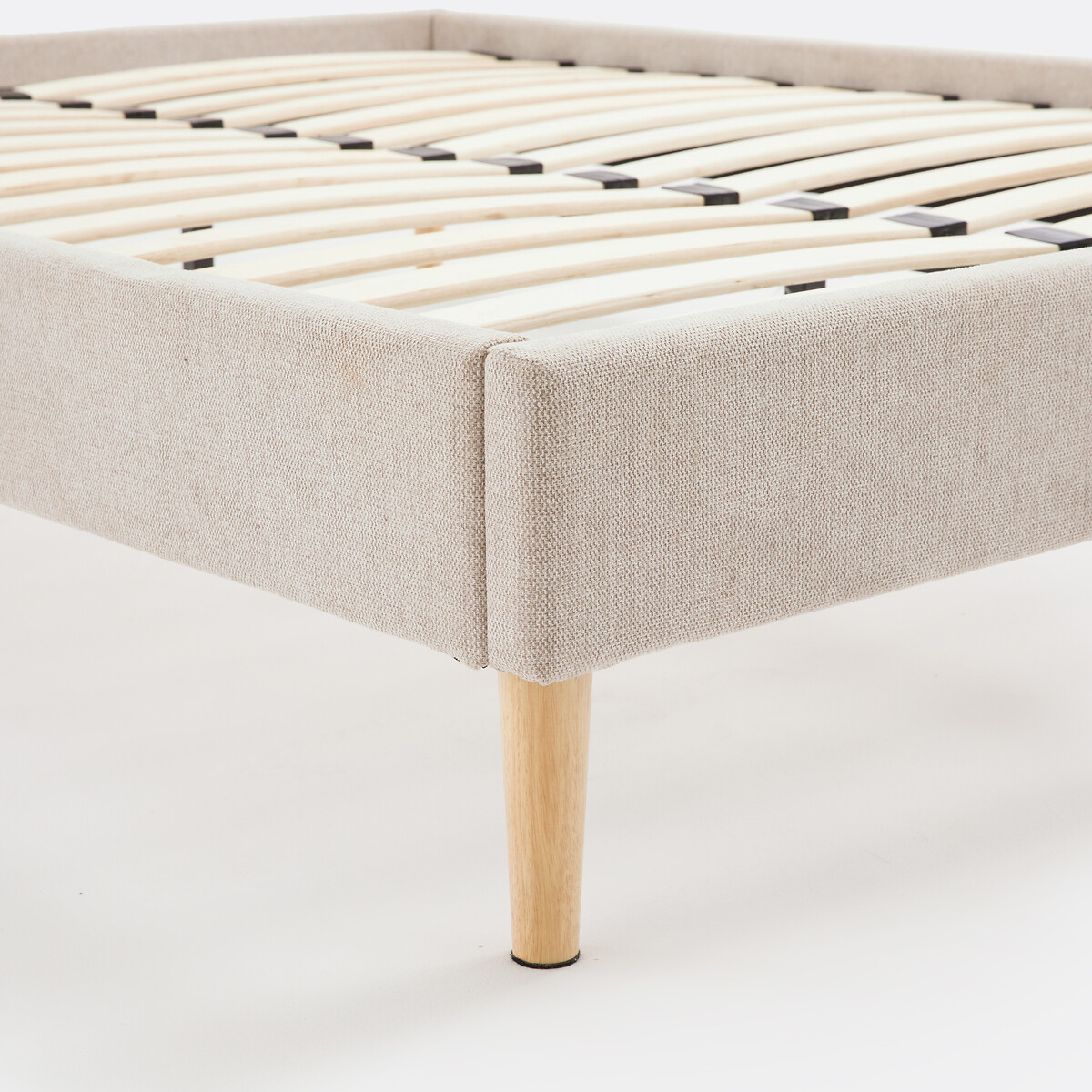 Cama con somier, Mizo beige , LA REDOUTE INTERIEURS