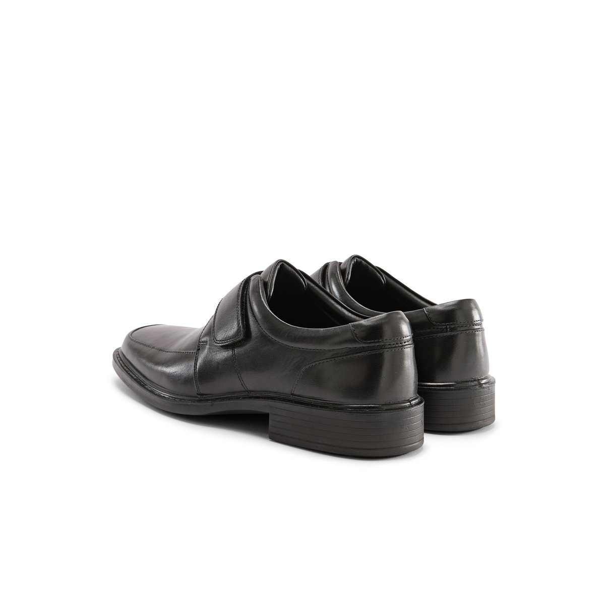 Derbies à scratchs homme noir, PEDICONFORT