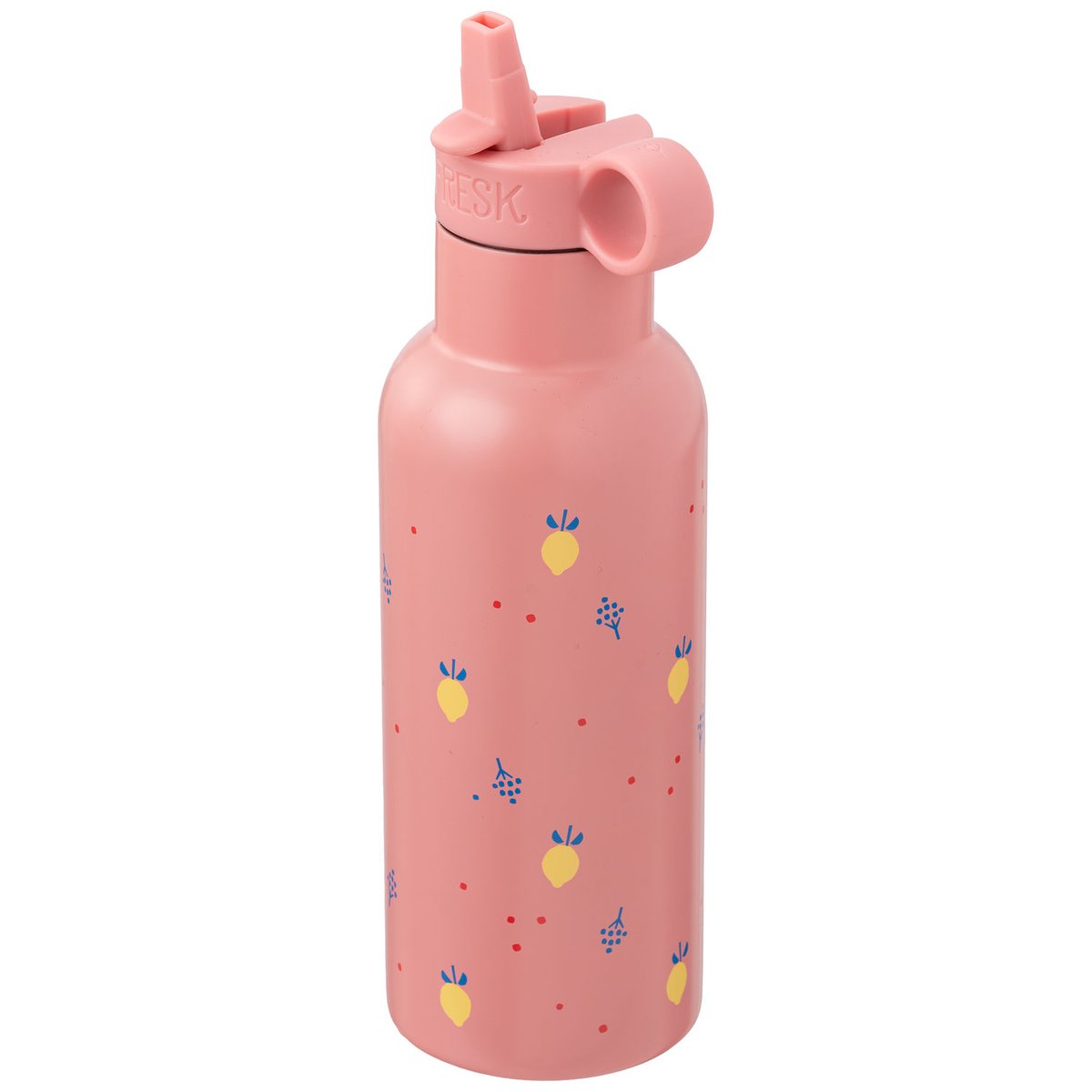 Gourde isotherme rose, jaune, bleu, FRESK