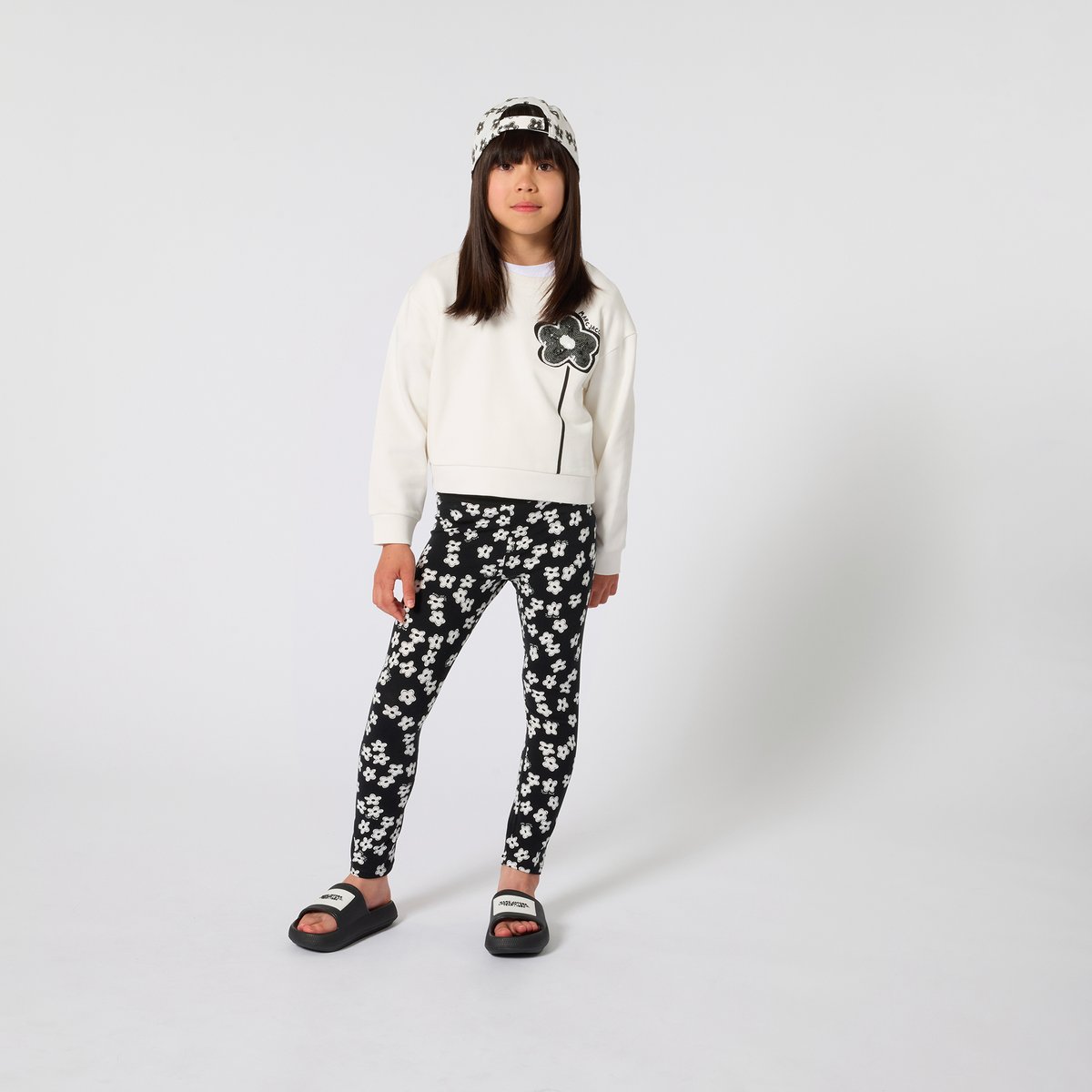 Sweat en molleton ivoire pastel, MARC JACOBS