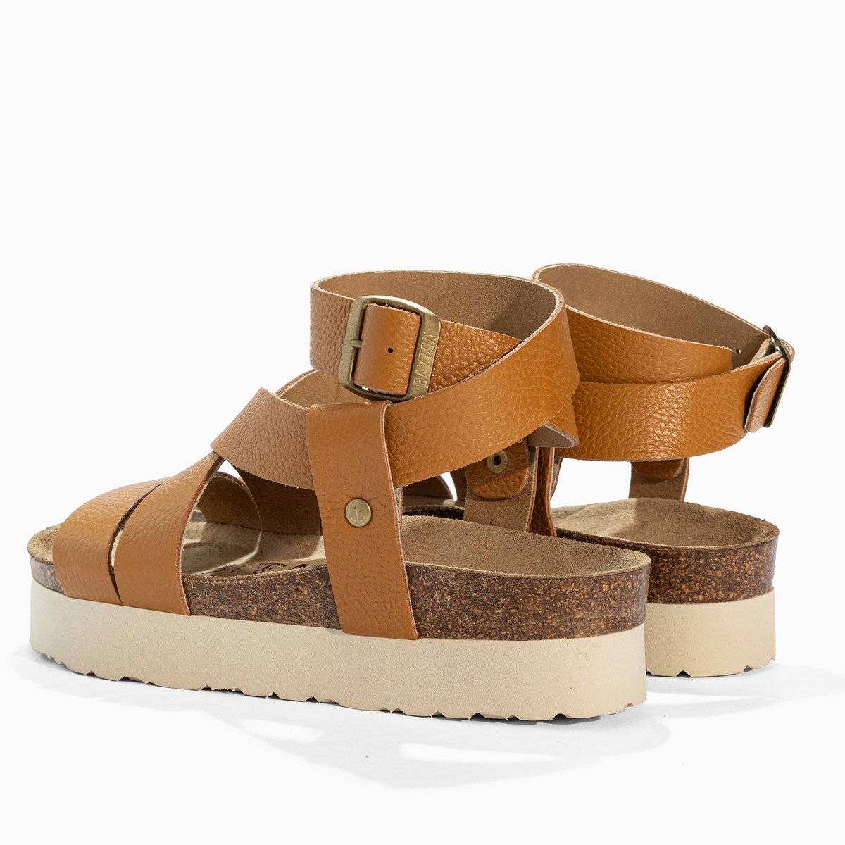 Sandales MYKONOS camel, BAYTON