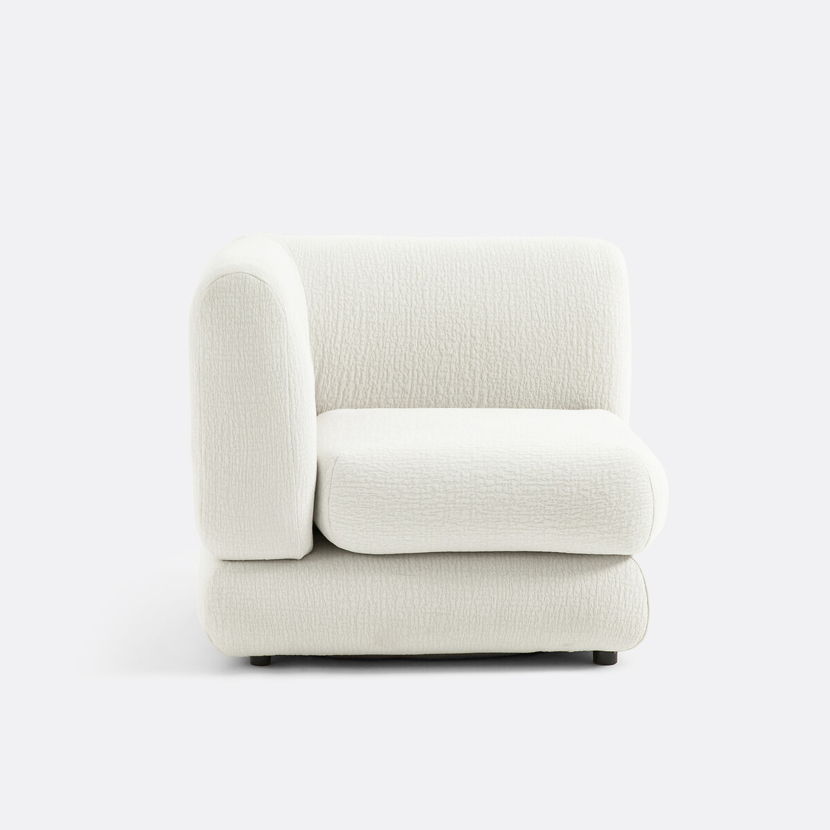 Angle modulable, tissu relief, HOOVER ecru, LA REDOUTE INTERIEURS