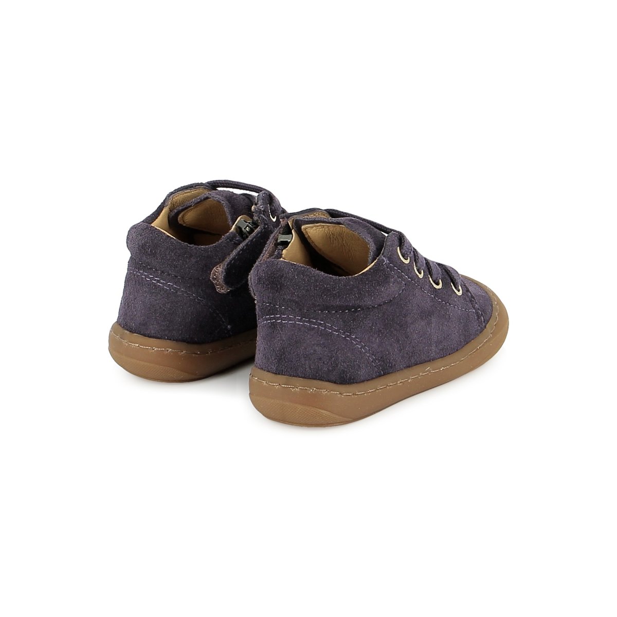 Basket à Lacets et Zip TOM ZIP LACE violet, SHOO POM