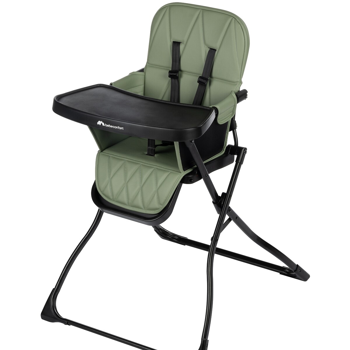 Chaise haute bébé Lily, ultra compacte et légère vert, BEBECONFORT