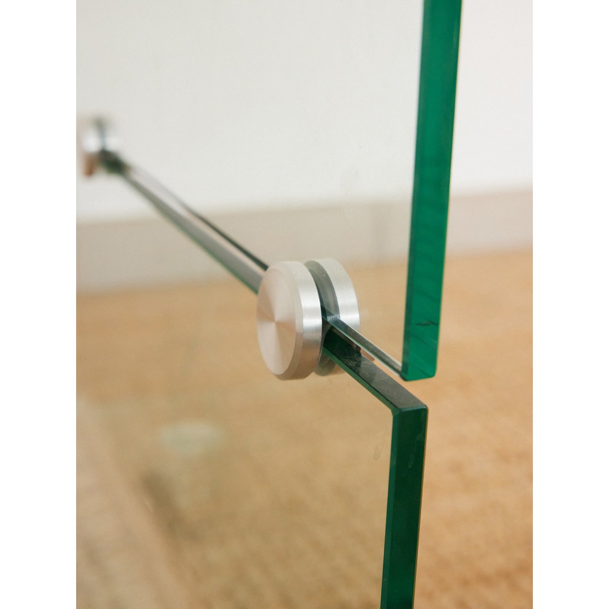 Table basse en verre Donna N°1658 - Bon état transparent, DEBONGOUT