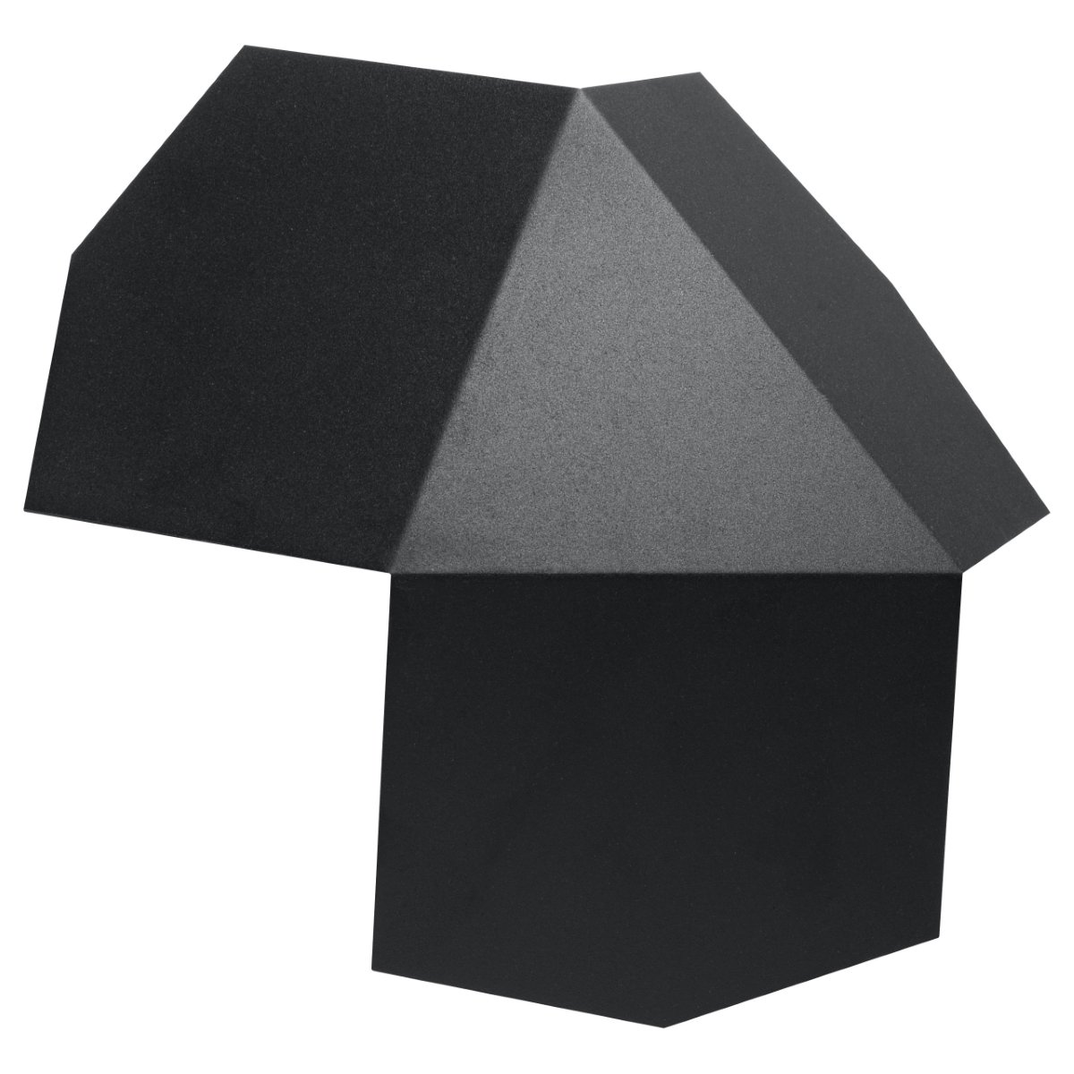 Applique Acier Noir G9 2 Tre noir, EDEN