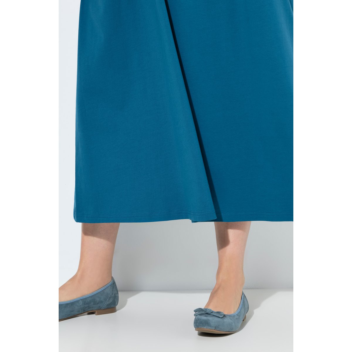 Robe en jersey pétrol, ULLA POPKEN