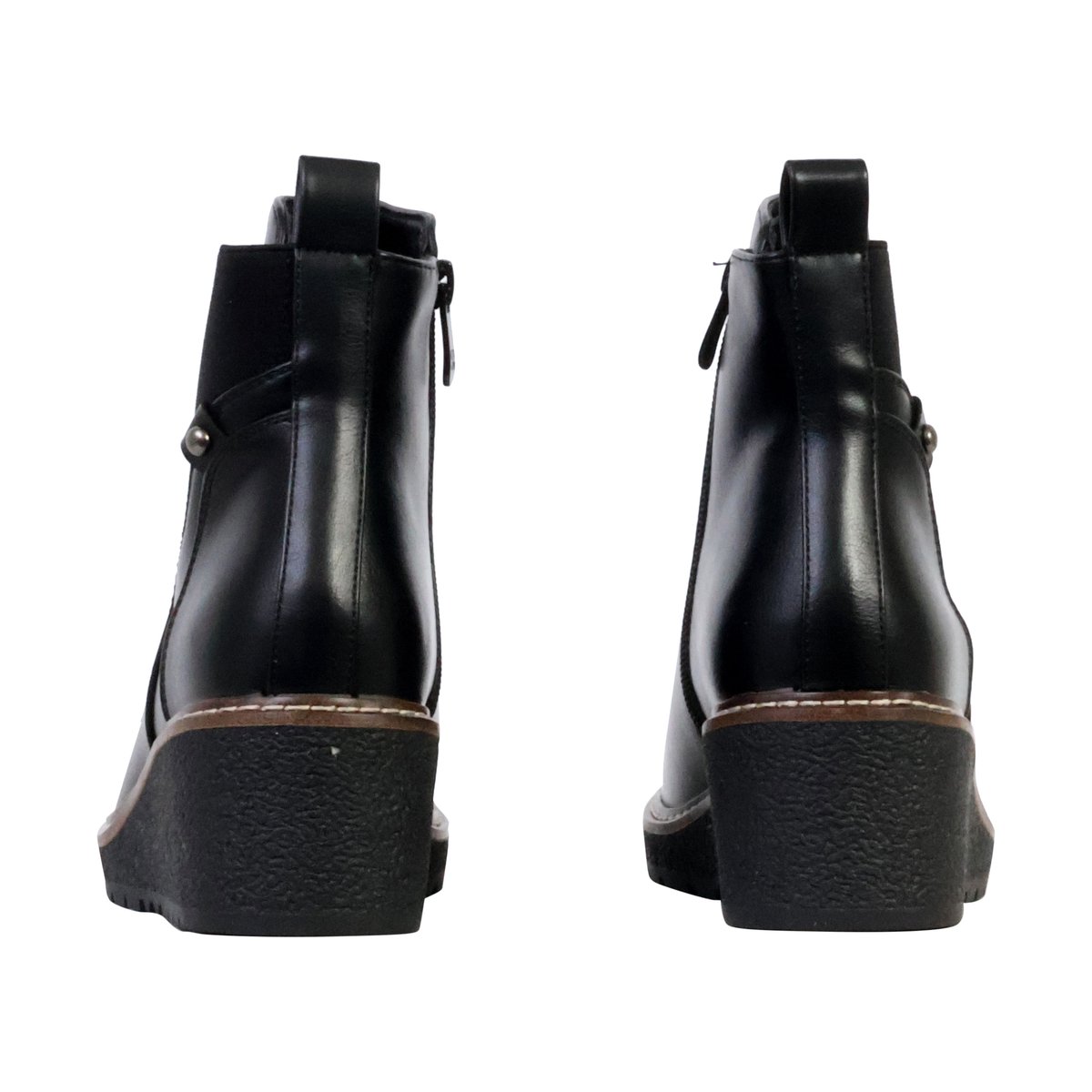 Bottines à Zip Super Mode noir, ENZA NUCCI
