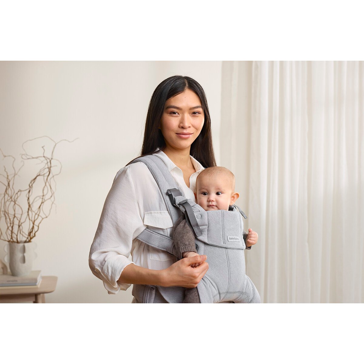 Porte bébé harmony 3d mesh gris, BABYBJORN