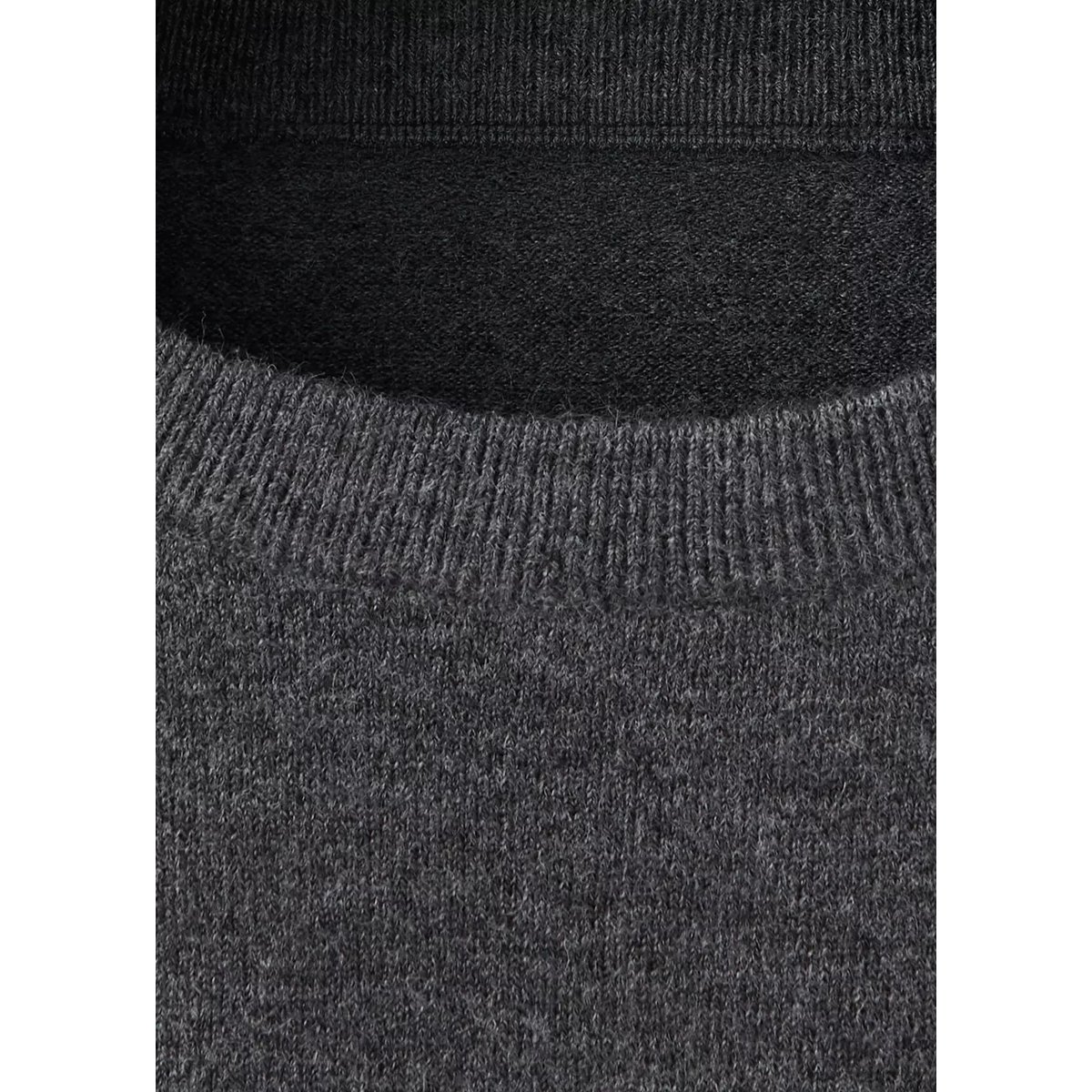 Pull maille losanges gris chiné moyen, MANGO