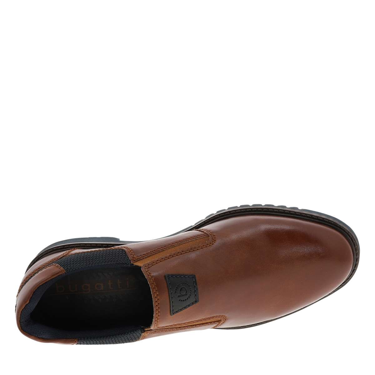 Mocassins cuir talon décroché bas autre, BUGATTI