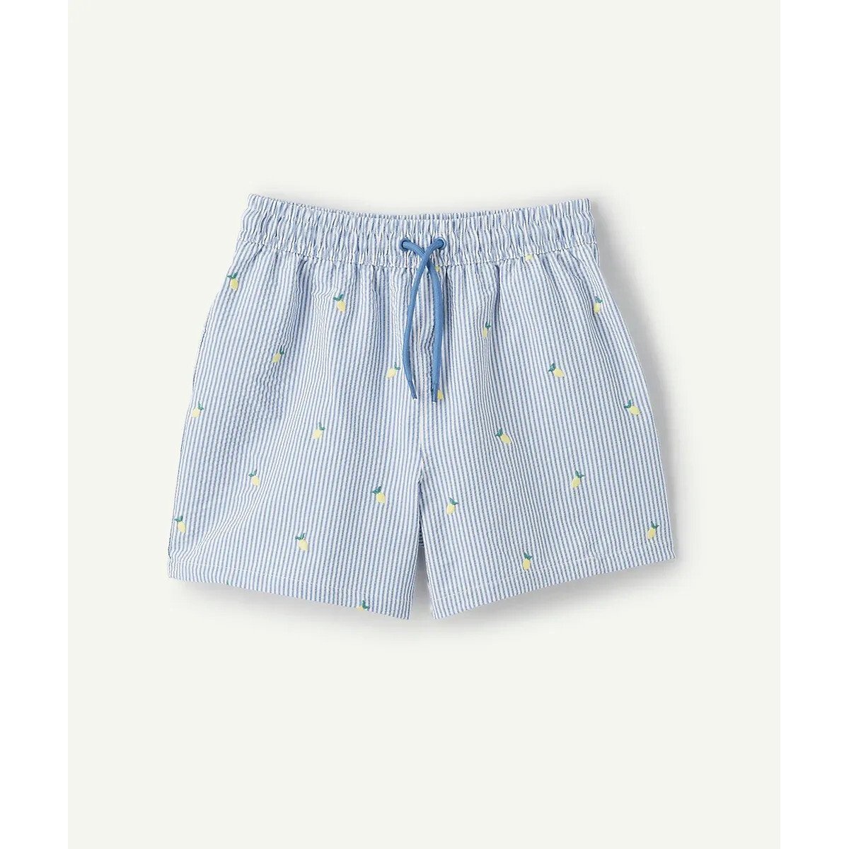 Short de bain rayé bleu/blanc, TAPE A L'OEIL