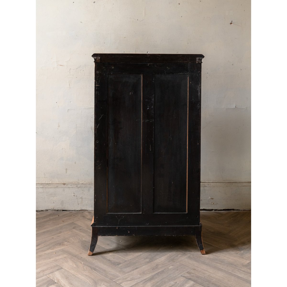 Vitrine en bois et verre Victoria N°1307 - Bon état bois foncé, DEBONGOUT