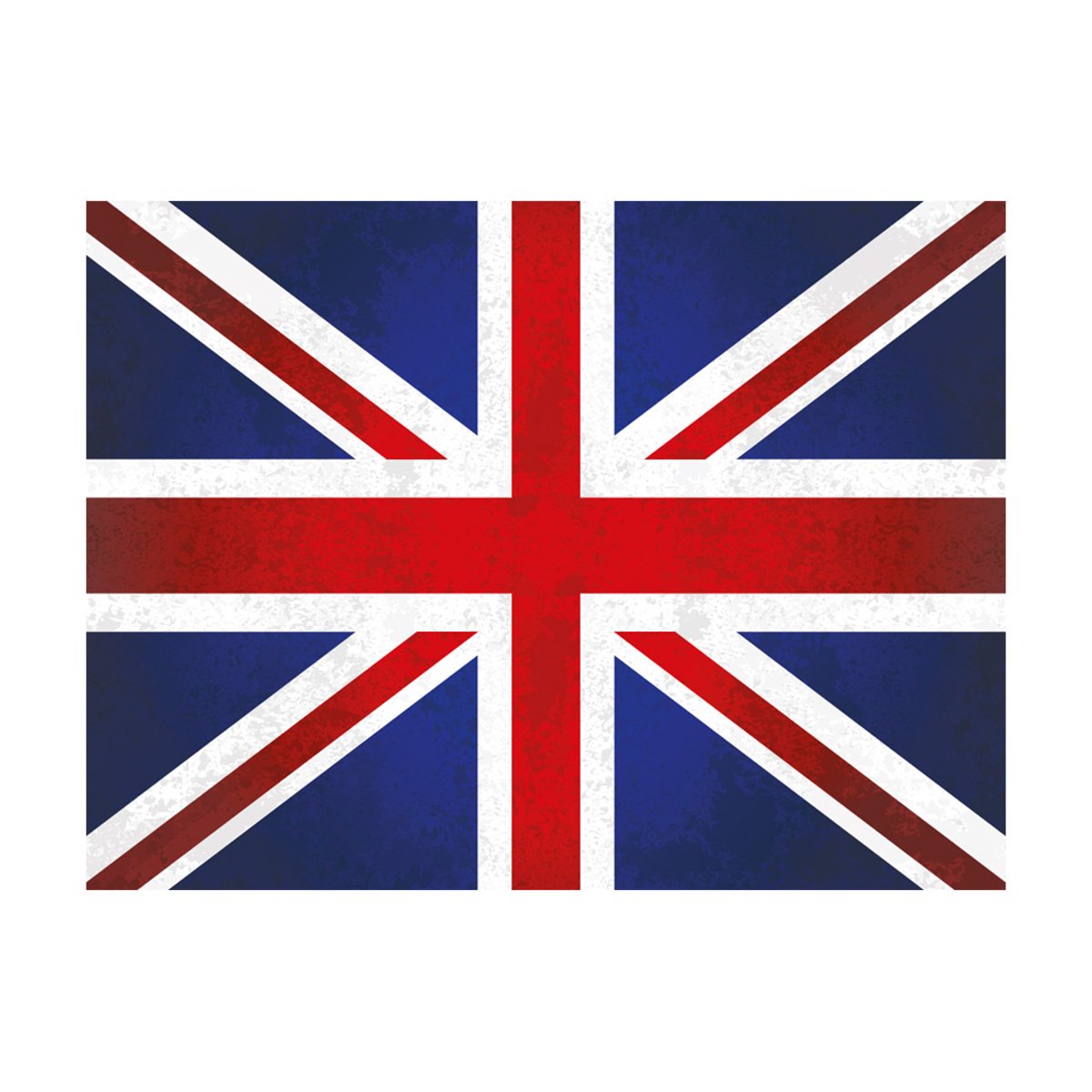 Papier peint intissé panoramique Union Jack bleu, EDEN