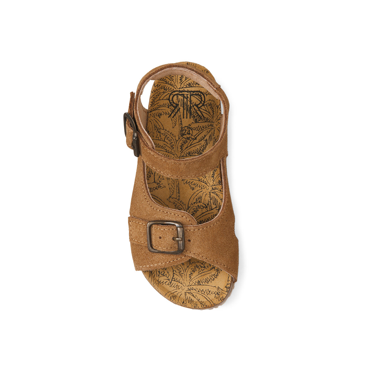 Kids Leather Buckled Sandals beige, LA REDOUTE COLLECTIONS