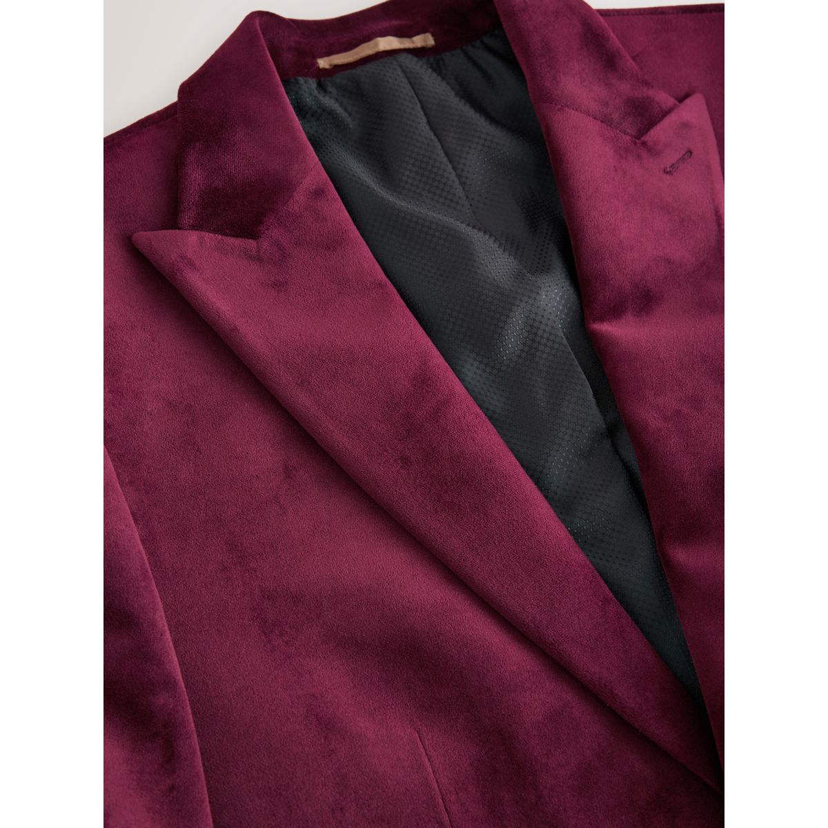 Blazer en velours rouge bordeaux, NEXT