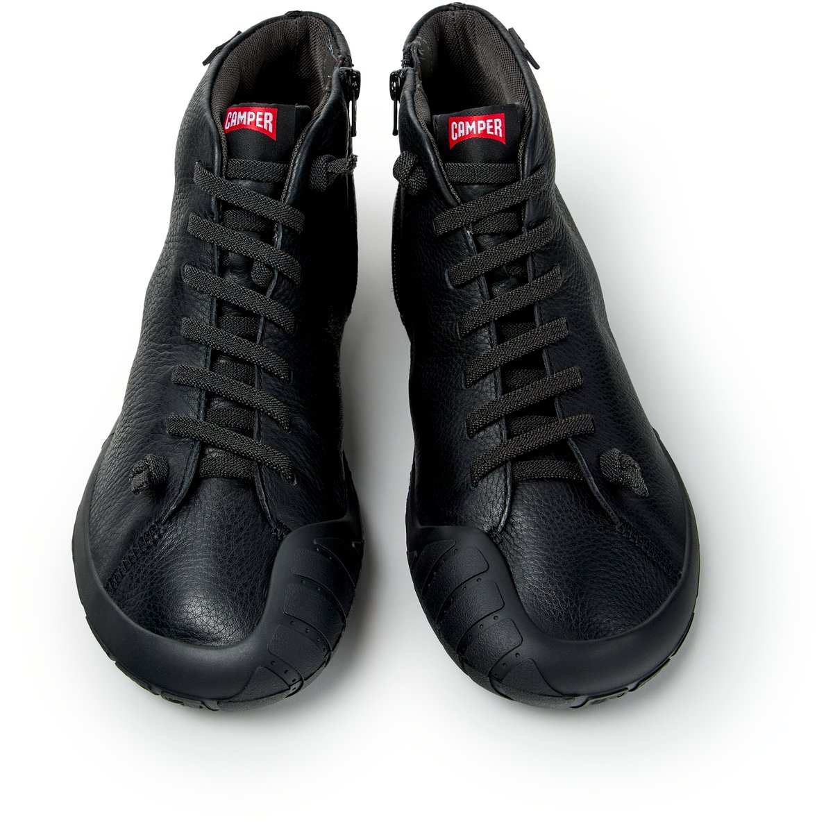 Bottines Peu Path+ Smooth Leather noir 004, CAMPER