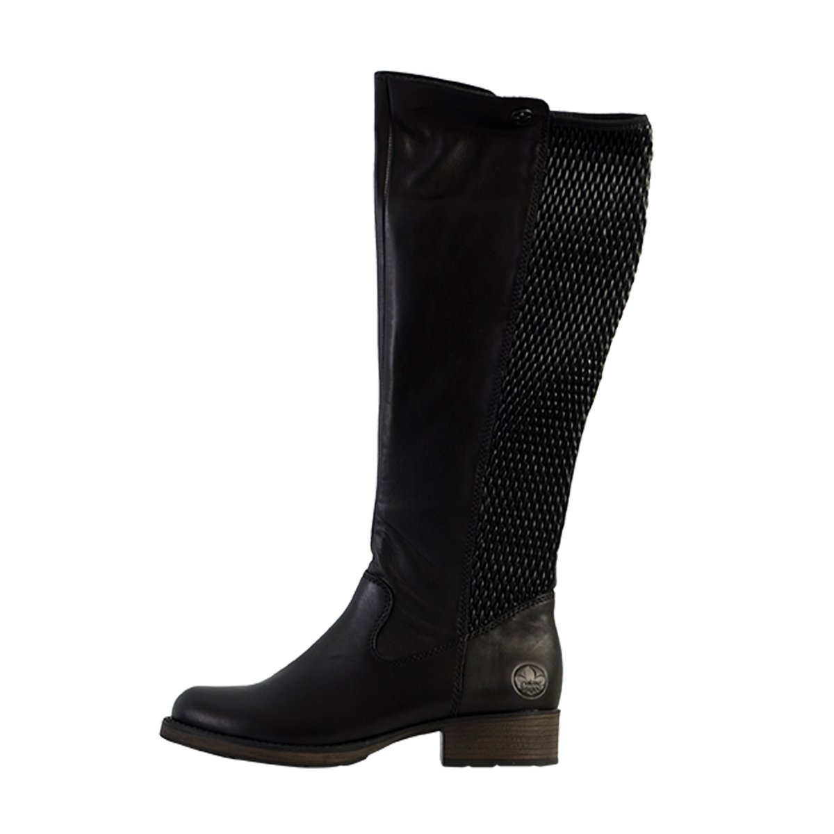 Botte Cuir Cristallino noir, RIEKER