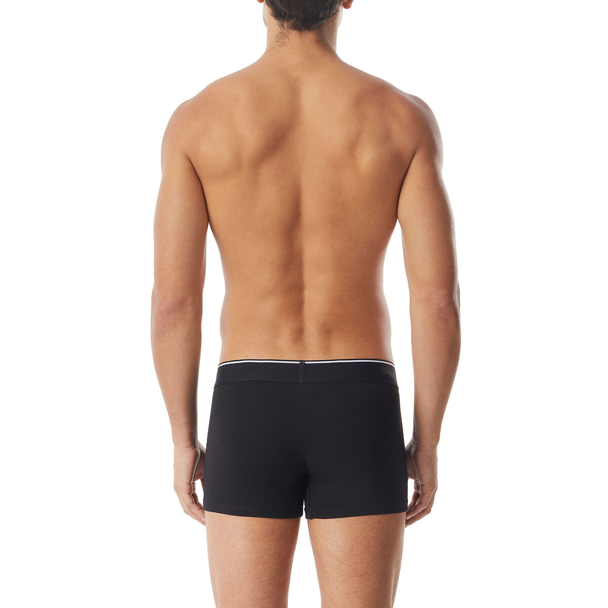 Lot de 3 boxers unis noir + noir + noir, DIESEL