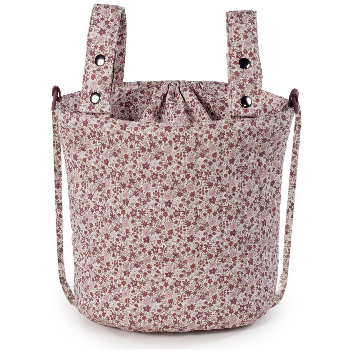 Sac Bucket Cherry Fleurs mauve, PASITO A PASITO