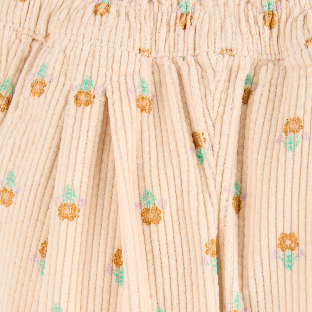 Pantaloni a carota con stampa floreale fantasia écru, LA REDOUTE COLLECTIONS