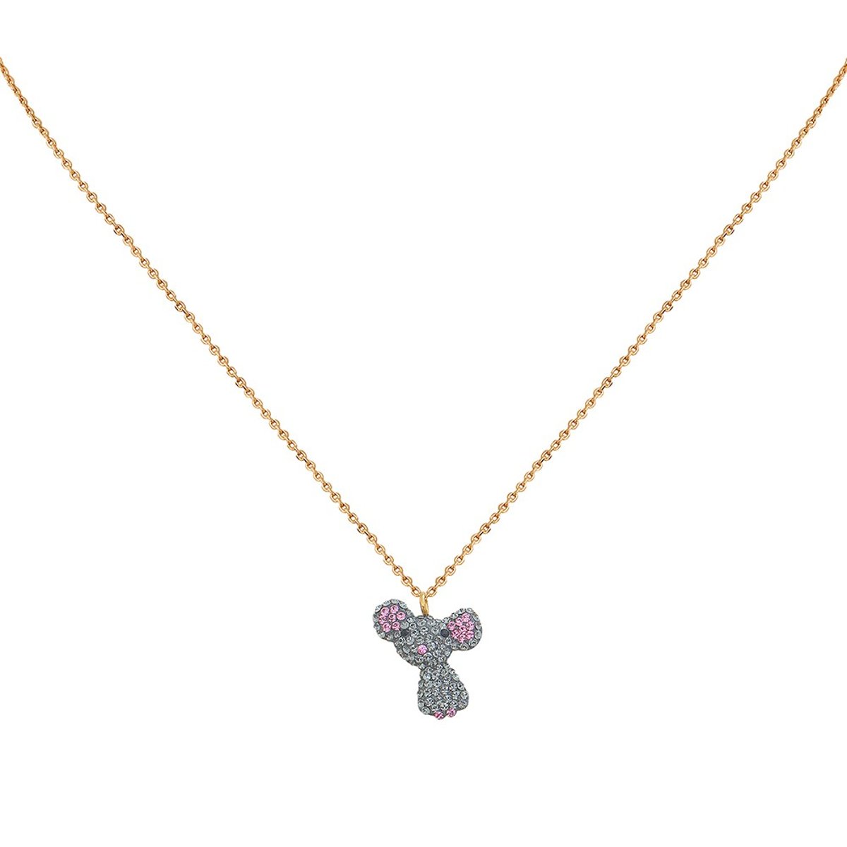 Collier kuchi mouse kawaii gris, CAROLINE NAJMAN