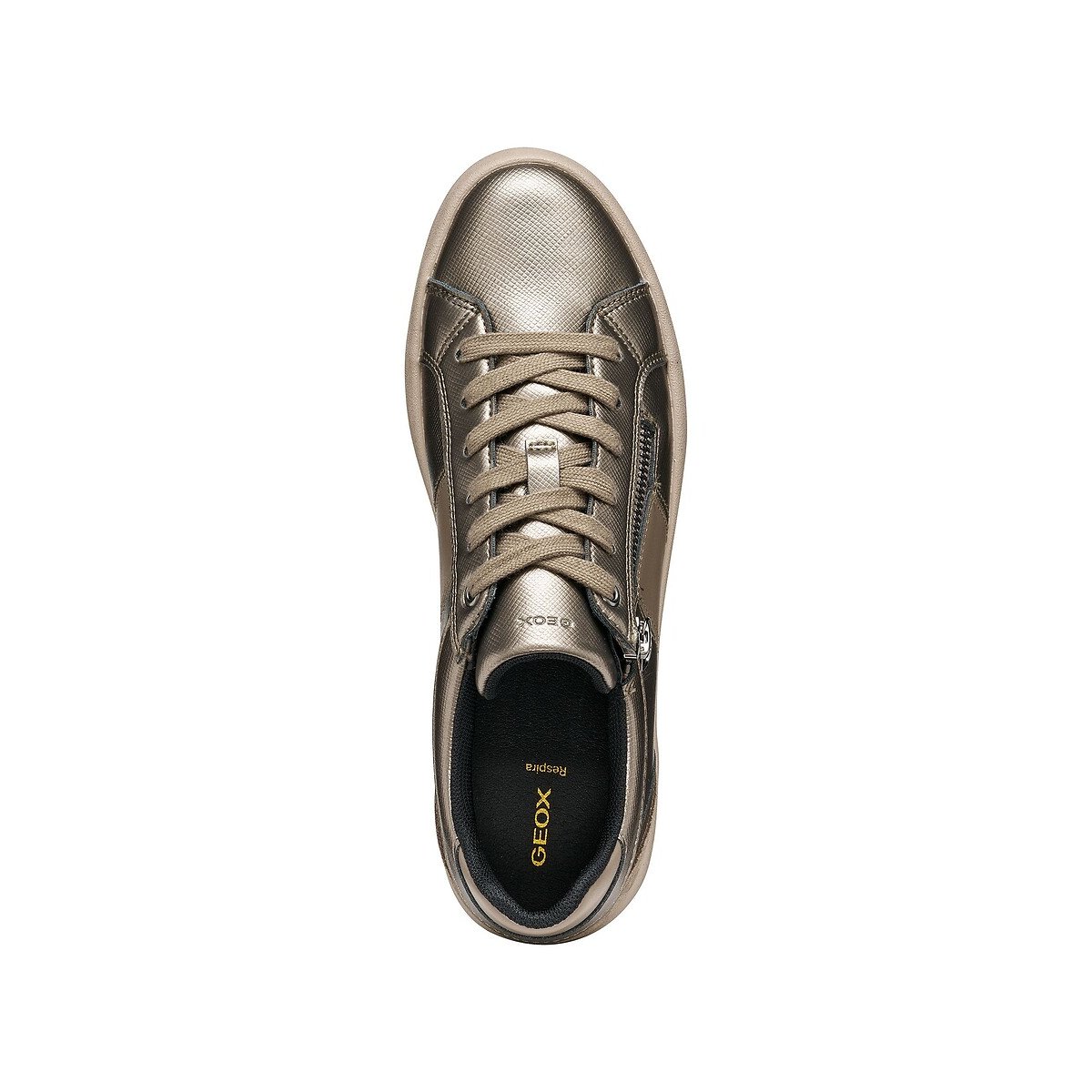 Zapatillas con cremallera y cordones, BLOMIEE marrón grisáceo, GEOX
