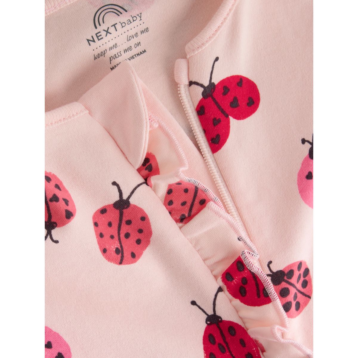 Dors-bien à zip bidirectionnel bébé, lot de 3 coccinelle rouge, NEXT