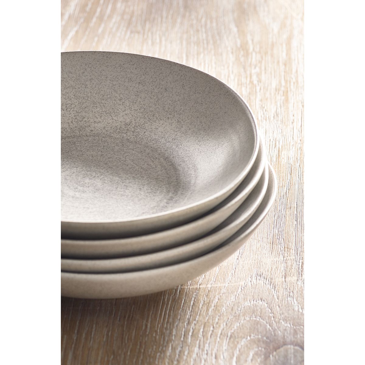Kya dinnerware bols à pâtes, ensemble de 4 grège, NEXT