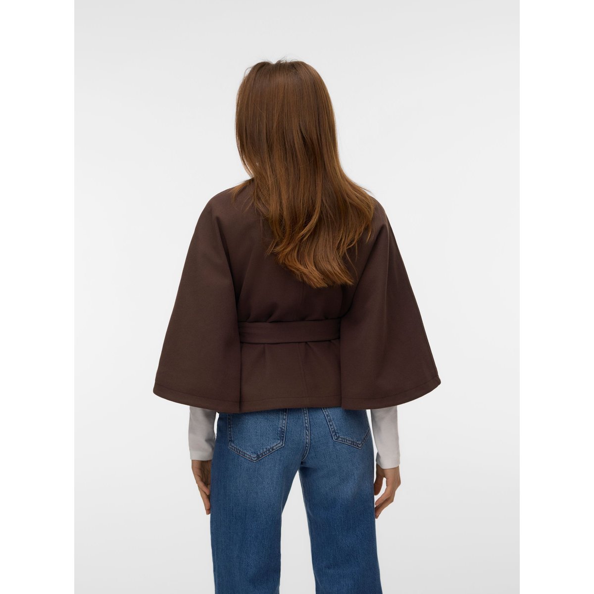 Cape chocolate brown, VERO MODA