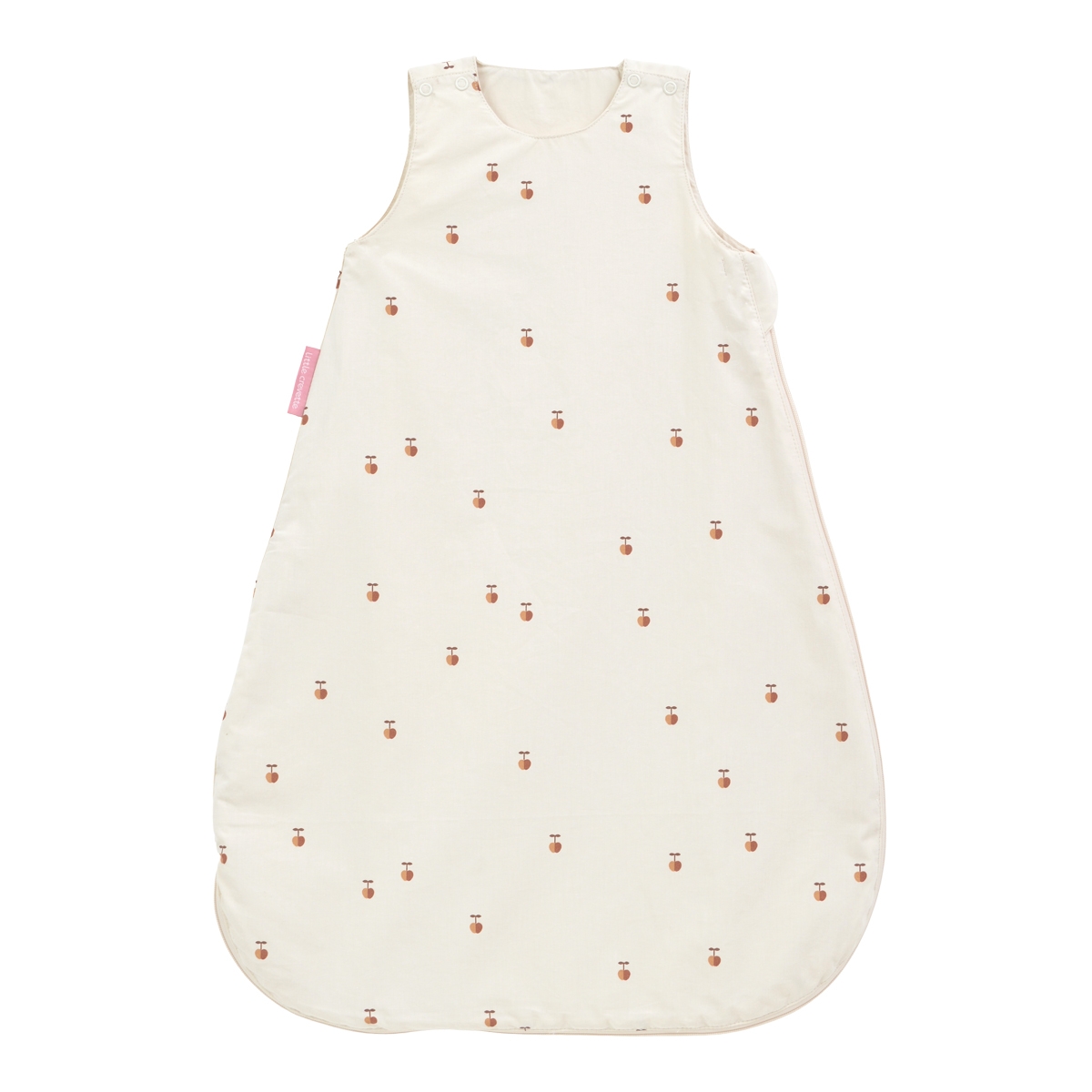 Gigoteuse été coton bio pommes POM POUCE ecru, LITTLE CREVETTE