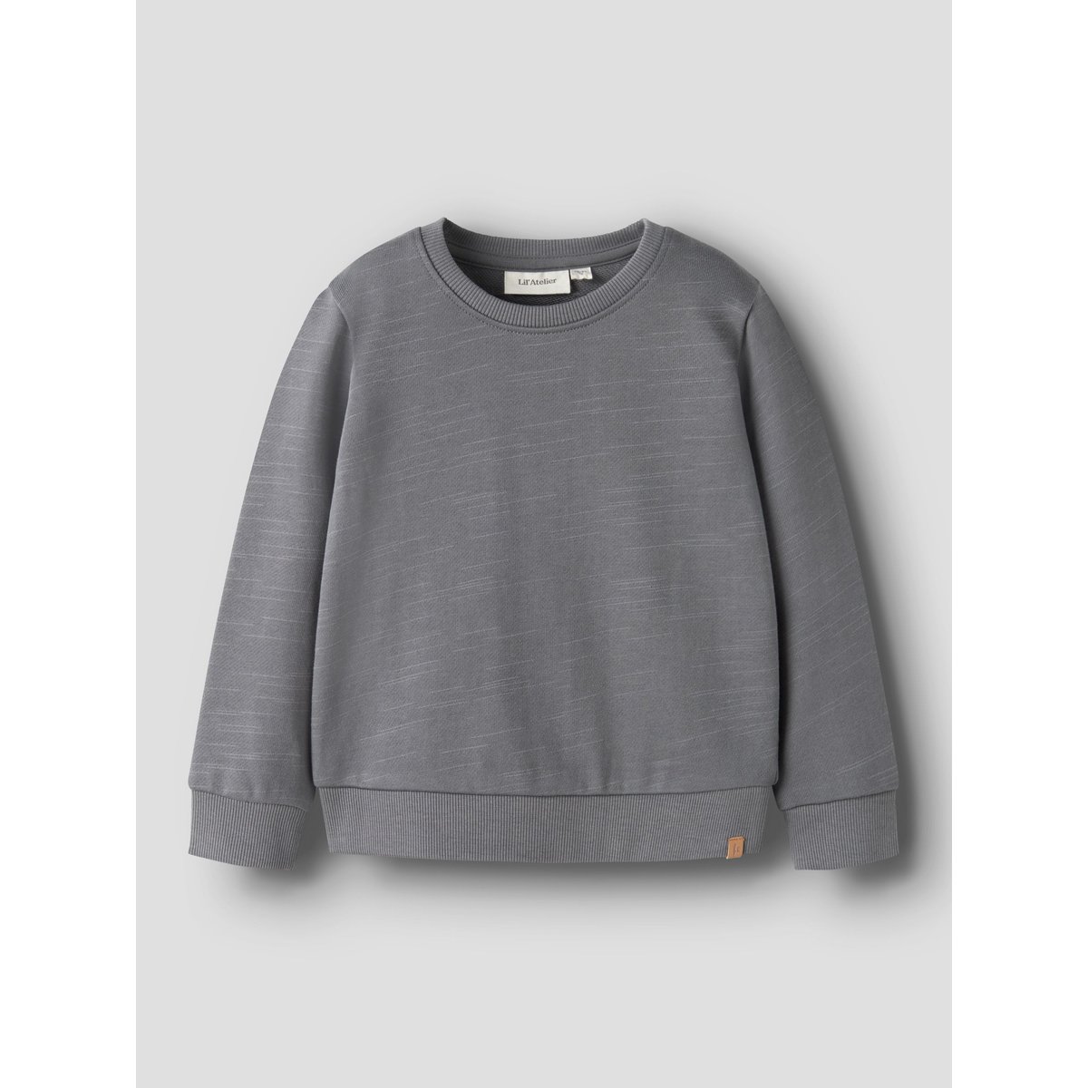 Sweat-Shirt gris - poppy seed, NAME IT