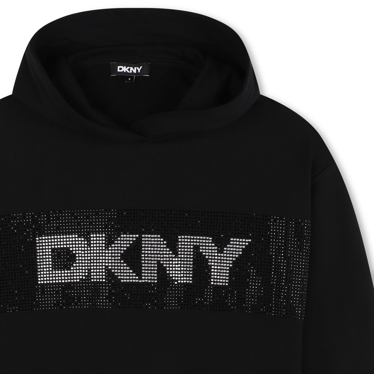 Robe à capuche en molleton black, DKNY