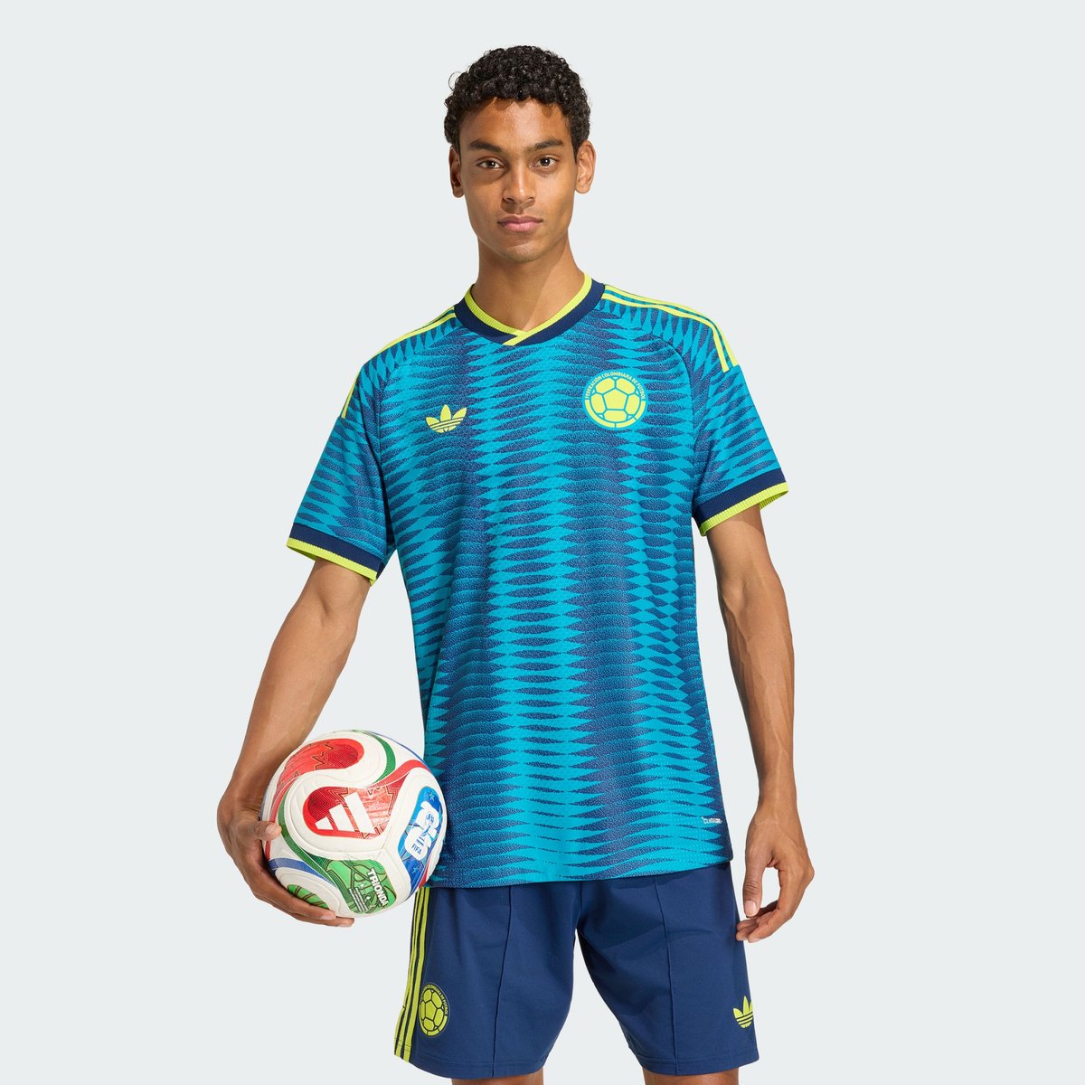 Maillot Extérieur Colombie 26 Authentique Maillot Extérieur Colombie 26 Authentique mystery petrol / team navy blue 2, adidas Performance