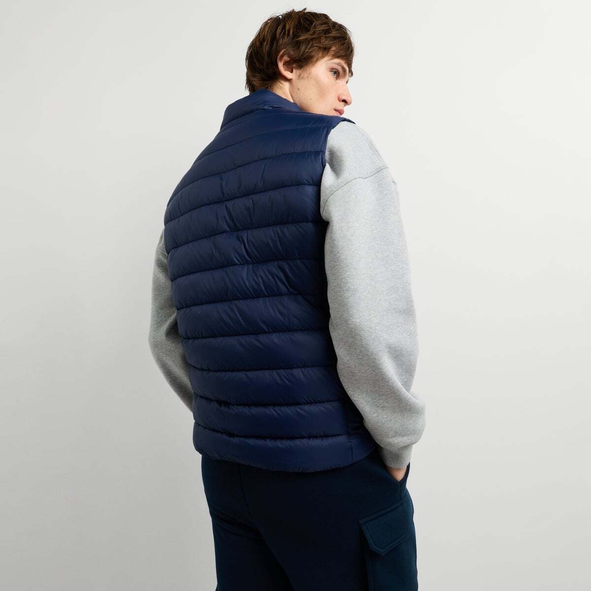 Gilet Matelassé À Col Montant bleu amiral, PEPE JEANS