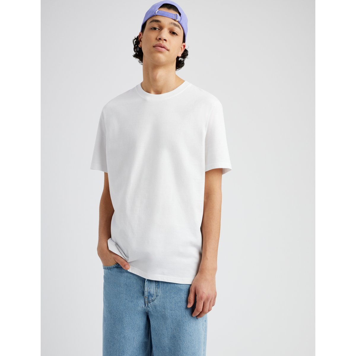 Lot de 3 basiques unis blanc, BZB