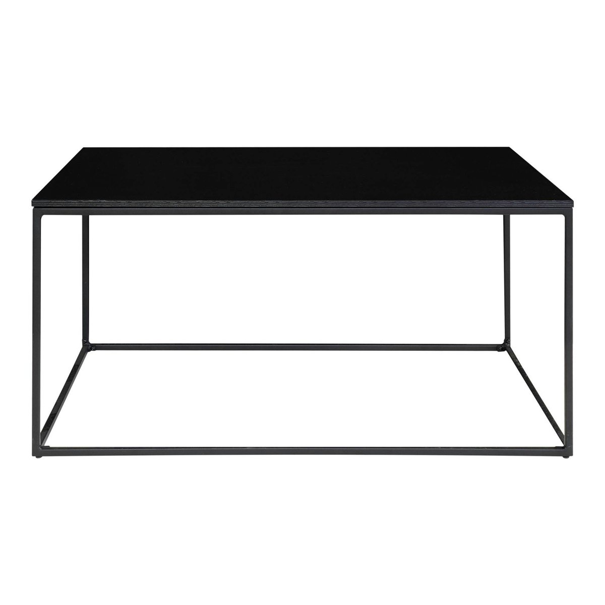 Table basse rectangulaire bois / métal TALLINN noir, PIER IMPORT