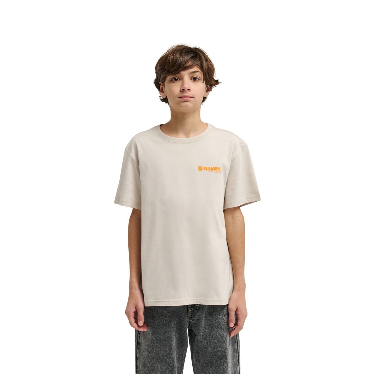 T-Shirt manches courtes BLOOMING beige oat milk, ELEMENT